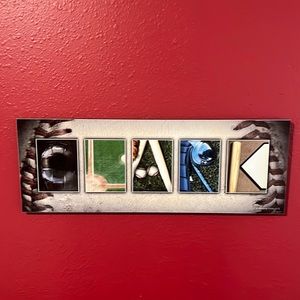 Personalized “Clark” Baseball Sign (Brand New)